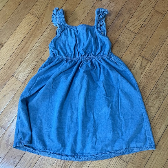 Kids Vince Camuto Denim Cotton Dress - Picture 2 of 7